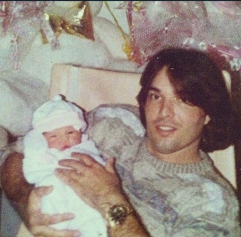 Photo of Bella Thorne  & her Father  Reinaldo Thorn
